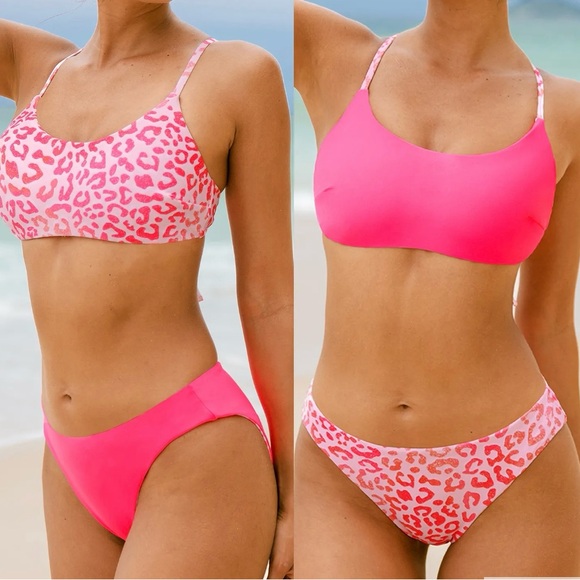 CUPSHE 2 piece reversible suit - Picture 1 of 4